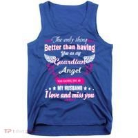 For Wives Loss Husband In Memorial Loving Husband In Heaven Gift Tank Top thumb 0