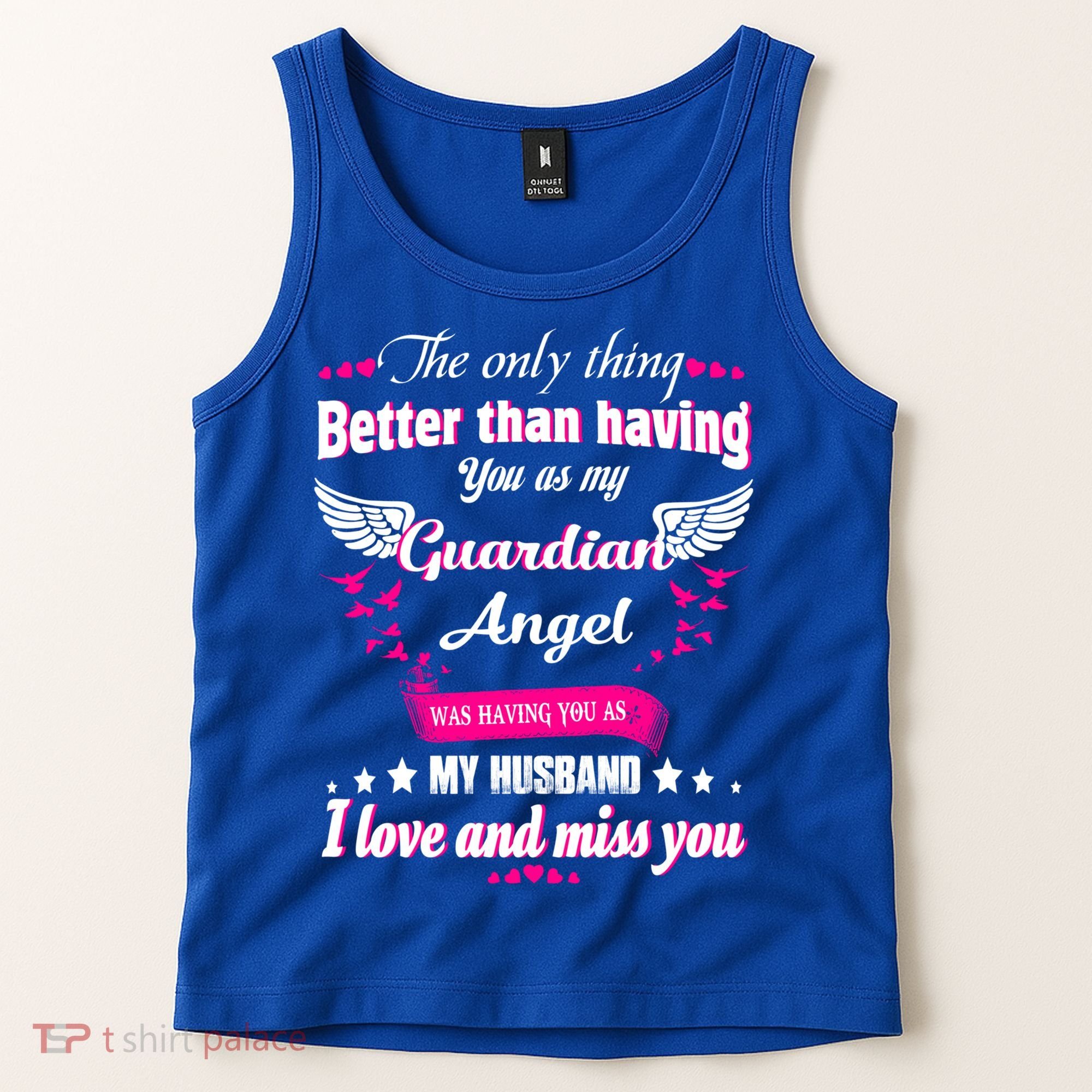 For Wives Loss Husband In Memorial Loving Husband In Heaven Gift Tank Top