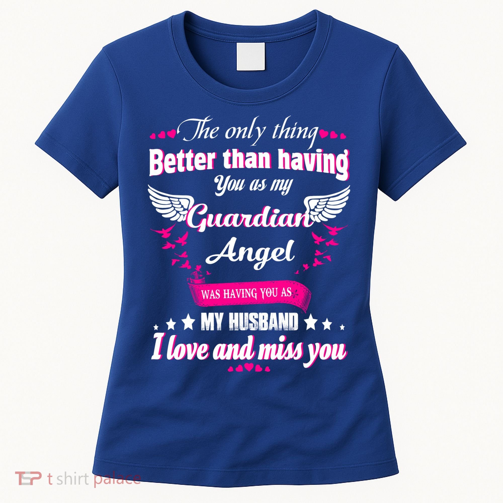 For Wives Loss Husband In Memorial Loving Husband In Heaven Gift Women's T-Shirt