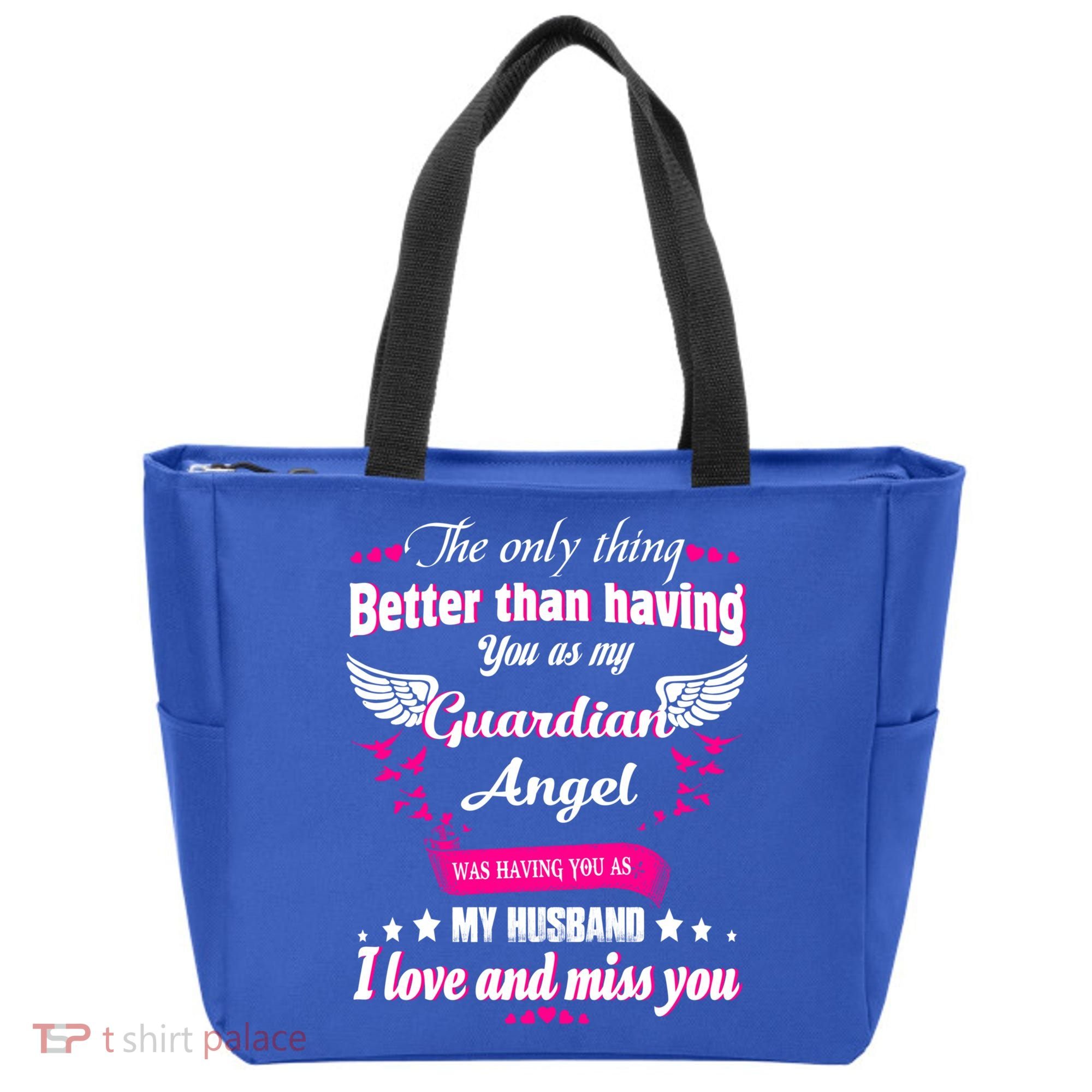 For Wives Loss Husband In Memorial Loving Husband In Heaven Gift Tote Bag