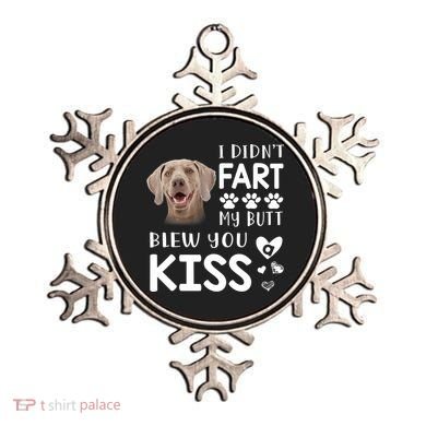 Funny Weimaraner Mom Dad Dog Lovers Gift Ornament