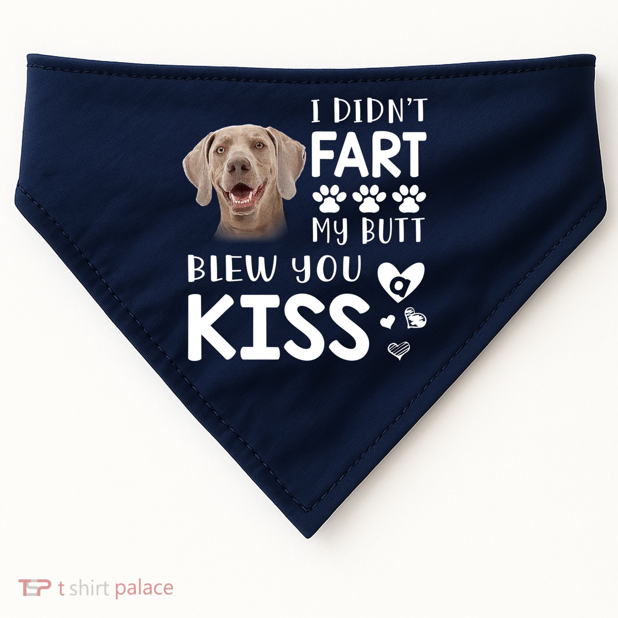 Funny Weimaraner Mom Dad Dog Lovers Gift USA-Made Doggie Bandana