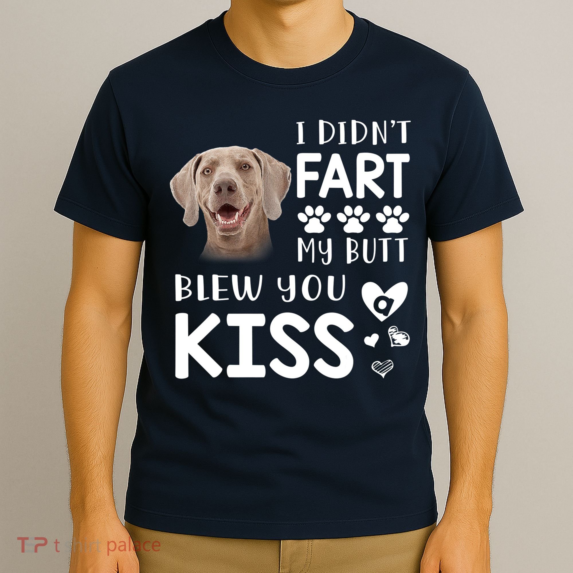 Funny Weimaraner Mom Dad Dog Lovers Gift T-Shirt