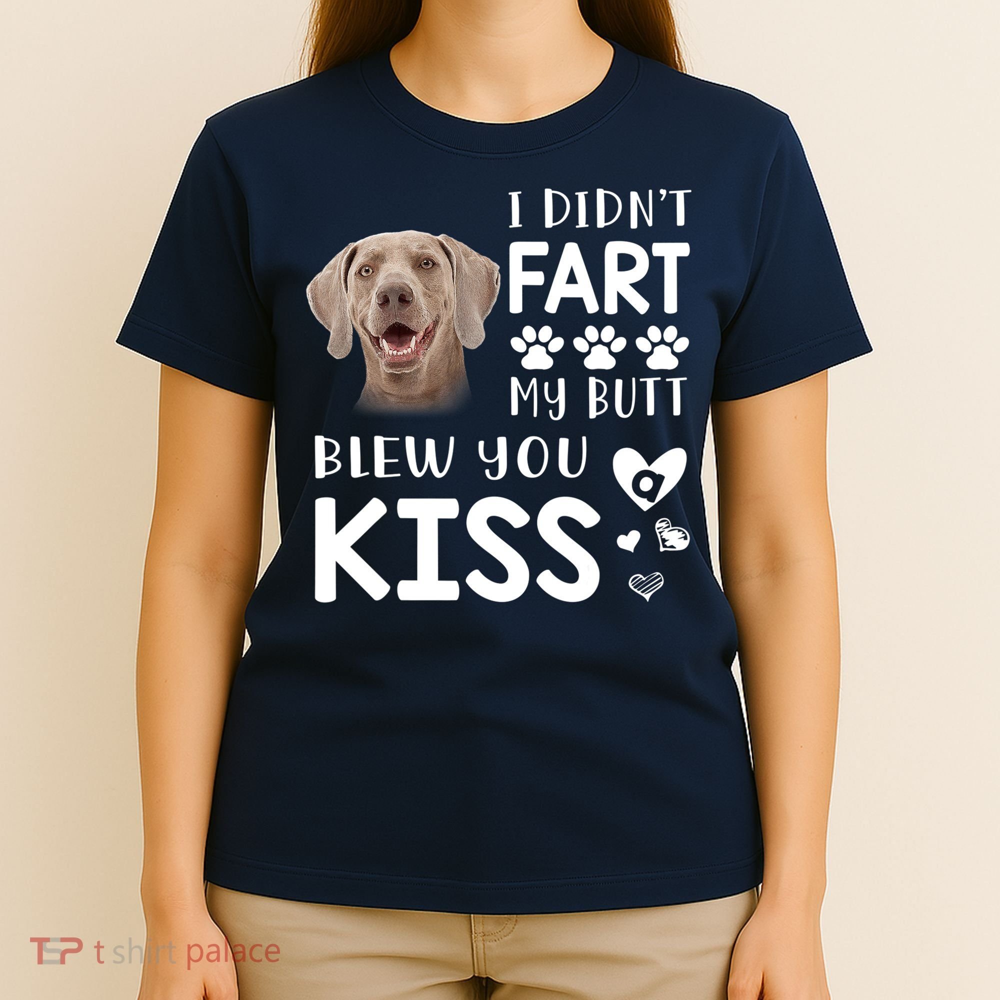 Funny Weimaraner Mom Dad Dog Lovers Gift T-Shirt
