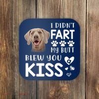 Funny Weimaraner Mom Dad Dog Lovers Gift Coaster thumb 0