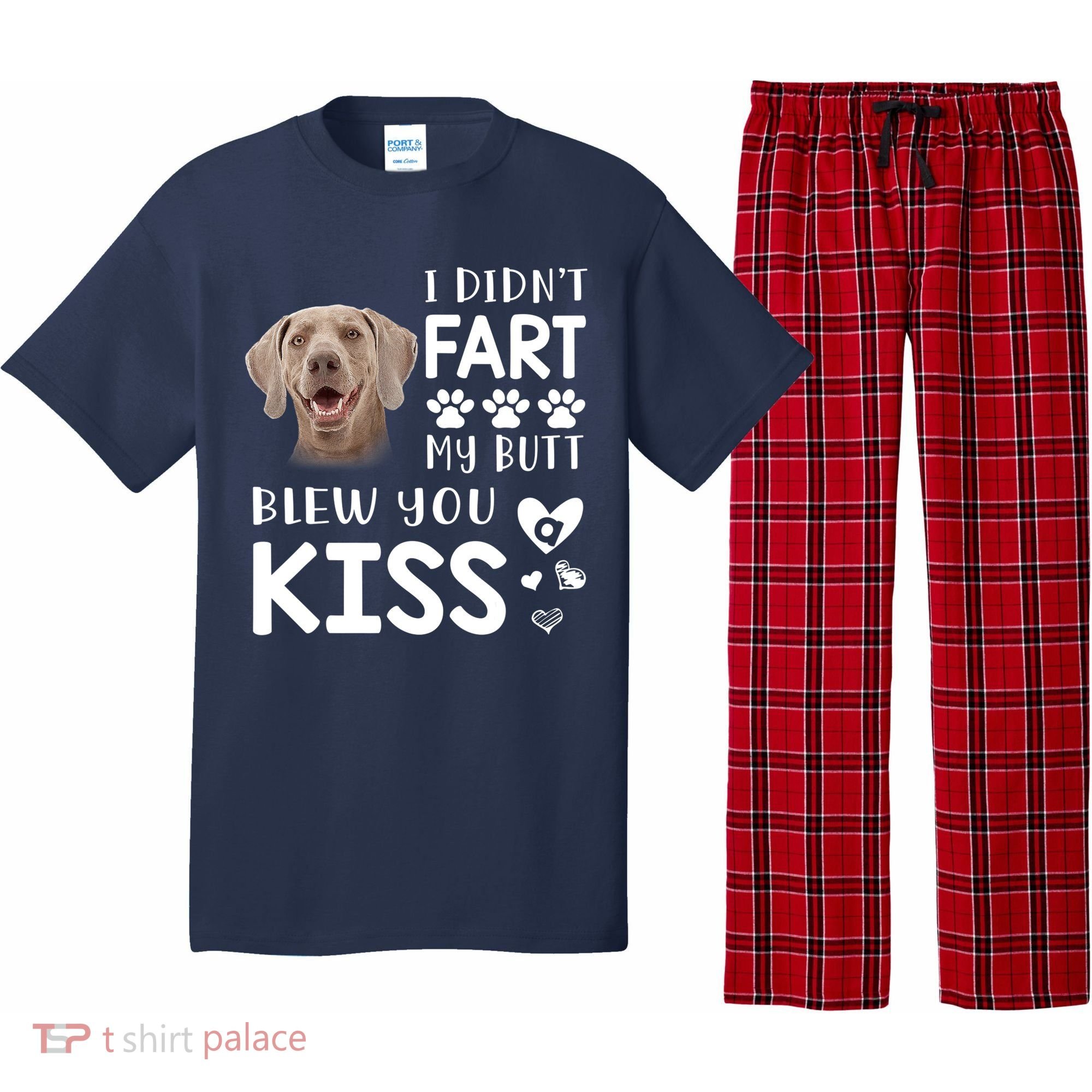 Funny Weimaraner Mom Dad Dog Lovers Gift Pajama Set