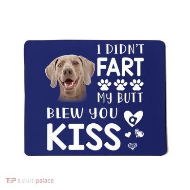 Funny Weimaraner Mom Dad Dog Lovers Gift Mousepad