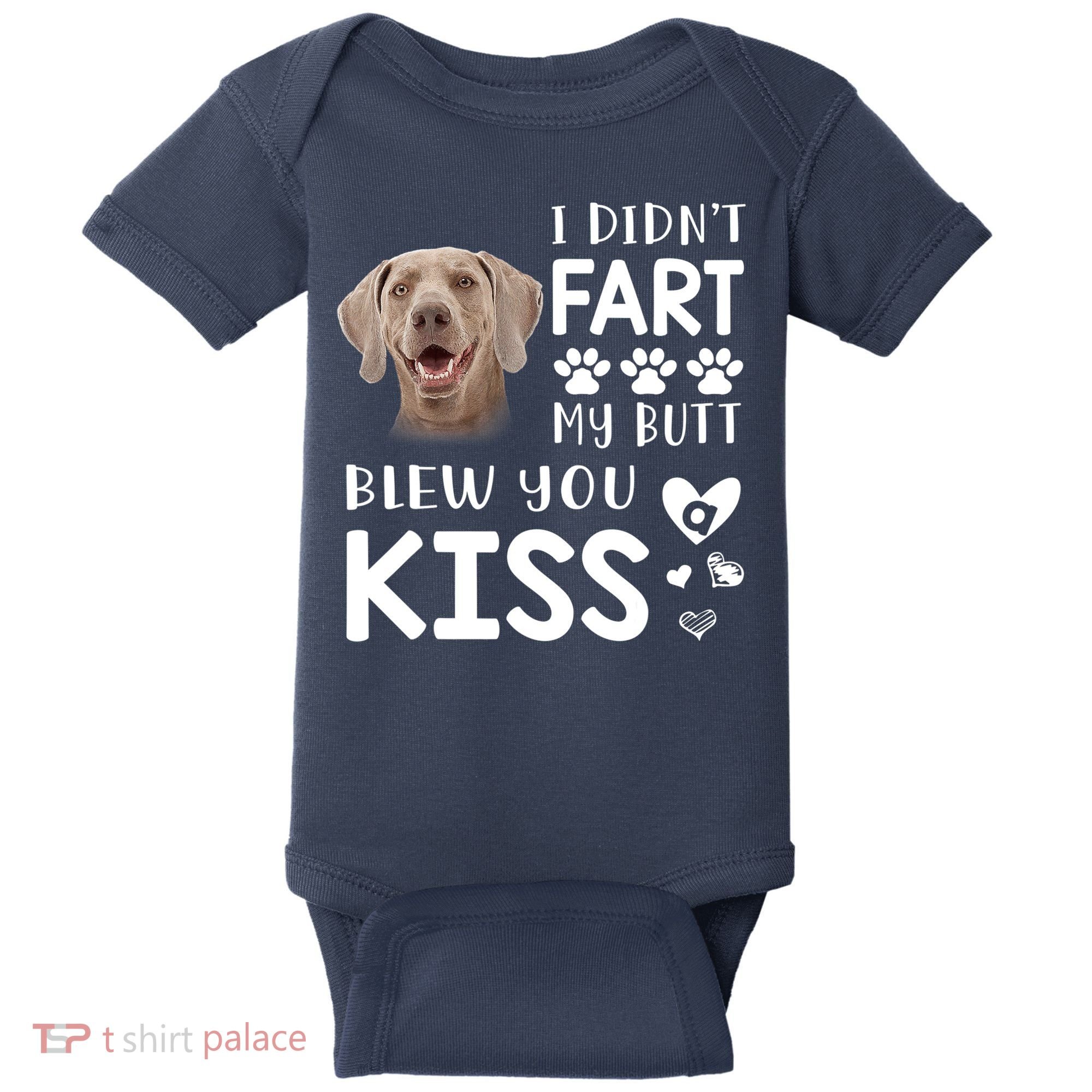 Funny Weimaraner Mom Dad Dog Lovers Gift Baby Bodysuit