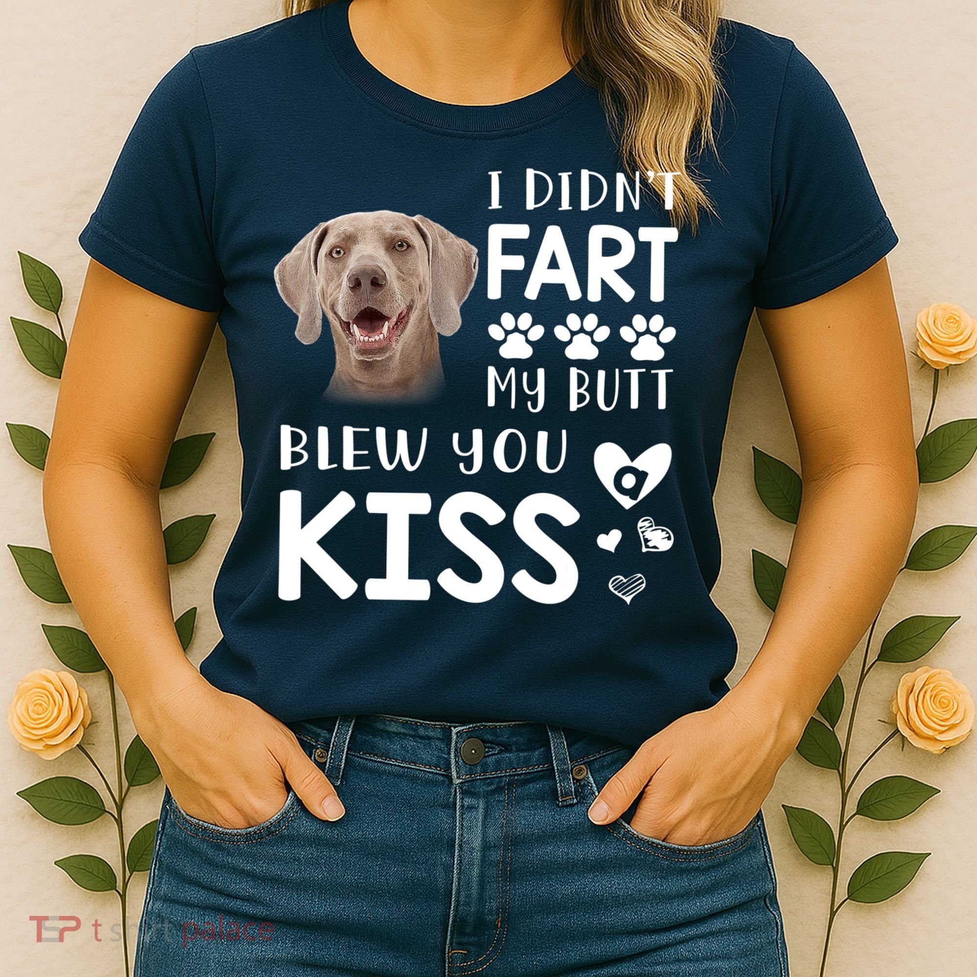 Funny Weimaraner Mom Dad Dog Lovers Gift Women's T-Shirt