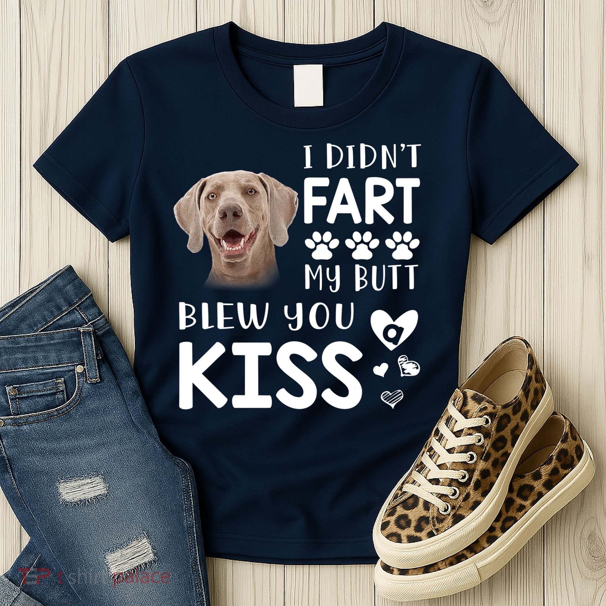 Funny Weimaraner Mom Dad Dog Lovers Gift Women's T-Shirt