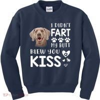 Funny Weimaraner Mom Dad Dog Lovers Gift Kids Sweatshirt thumb 0