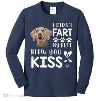 Funny Weimaraner Mom Dad Dog Lovers Gift Kids Long Sleeve Shirt thumb 0