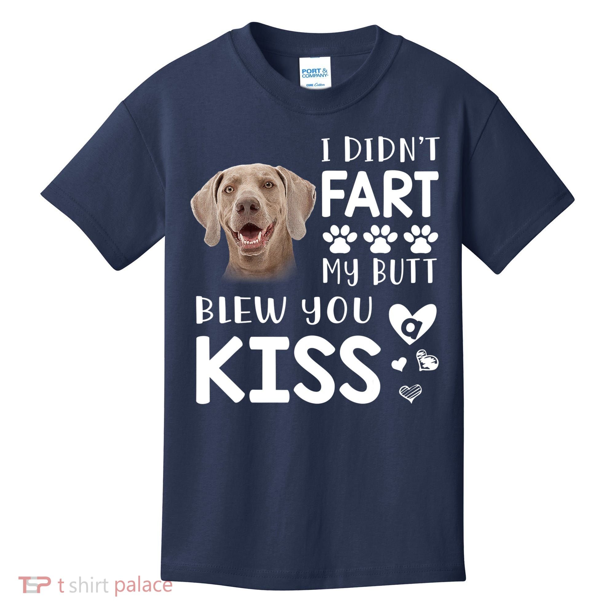 Funny Weimaraner Mom Dad Dog Lovers Gift Kids T-Shirt