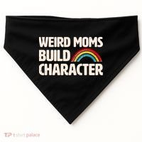 Funny Weird Moms Build Characters USA-Made Doggie Bandana thumb 0