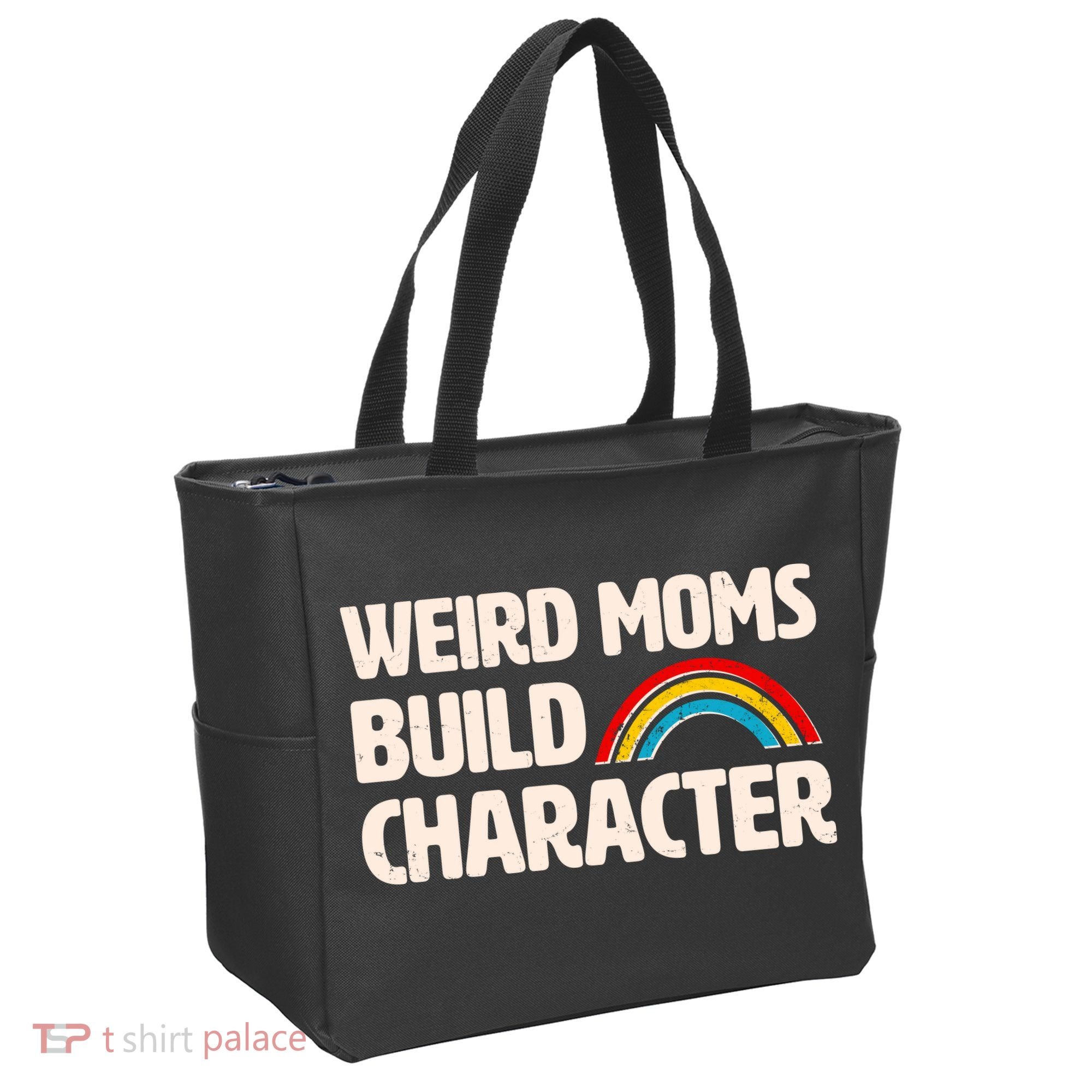 Funny Weird Moms Build Characters Tote Bag