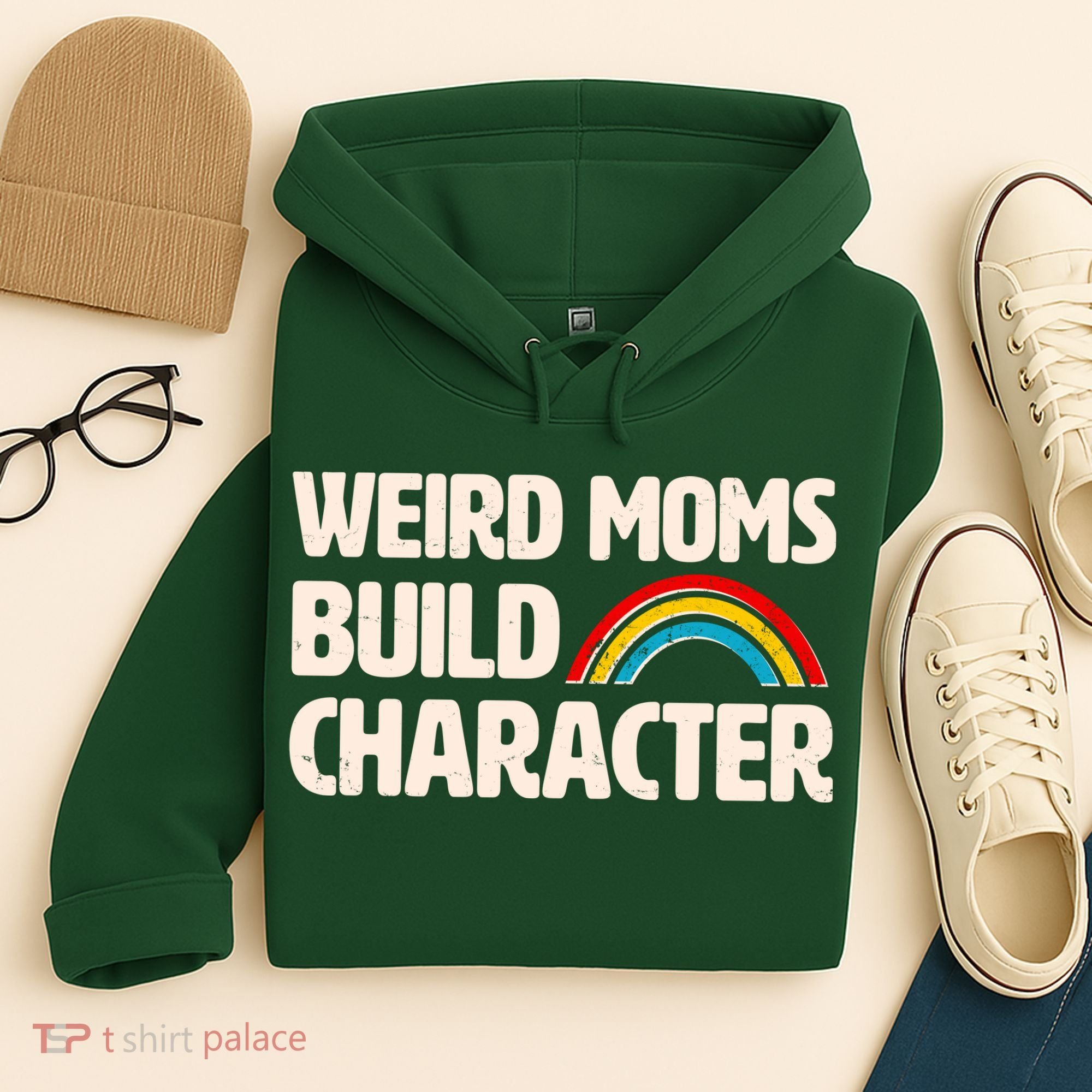 Funny Weird Moms Build Characters Hoodie