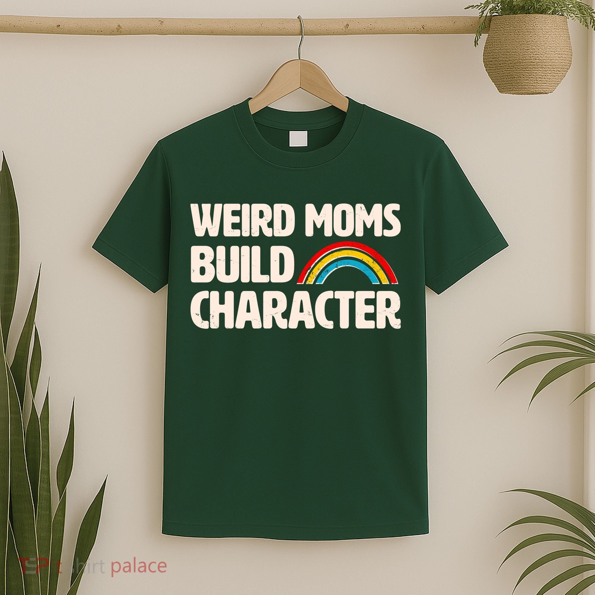Funny Weird Moms Build Characters T-Shirt