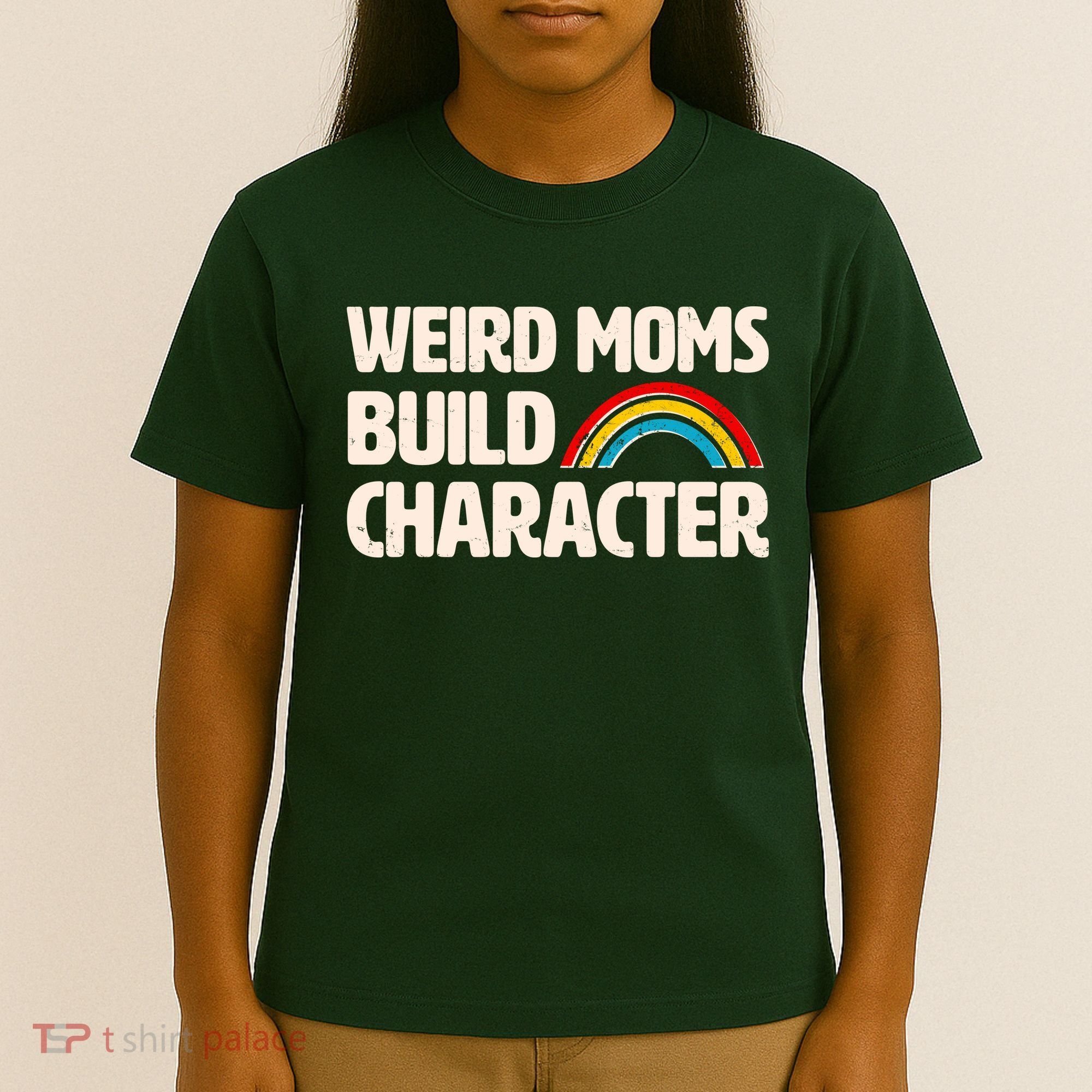 Funny Weird Moms Build Characters T-Shirt