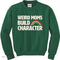 Funny Weird Moms Build Characters Kids Sweatshirt thumb 0