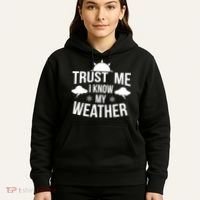 Funny Weather Meteorologist Gift Forecaster Weatherman Climate Fun Gift Hoodie thumb 5