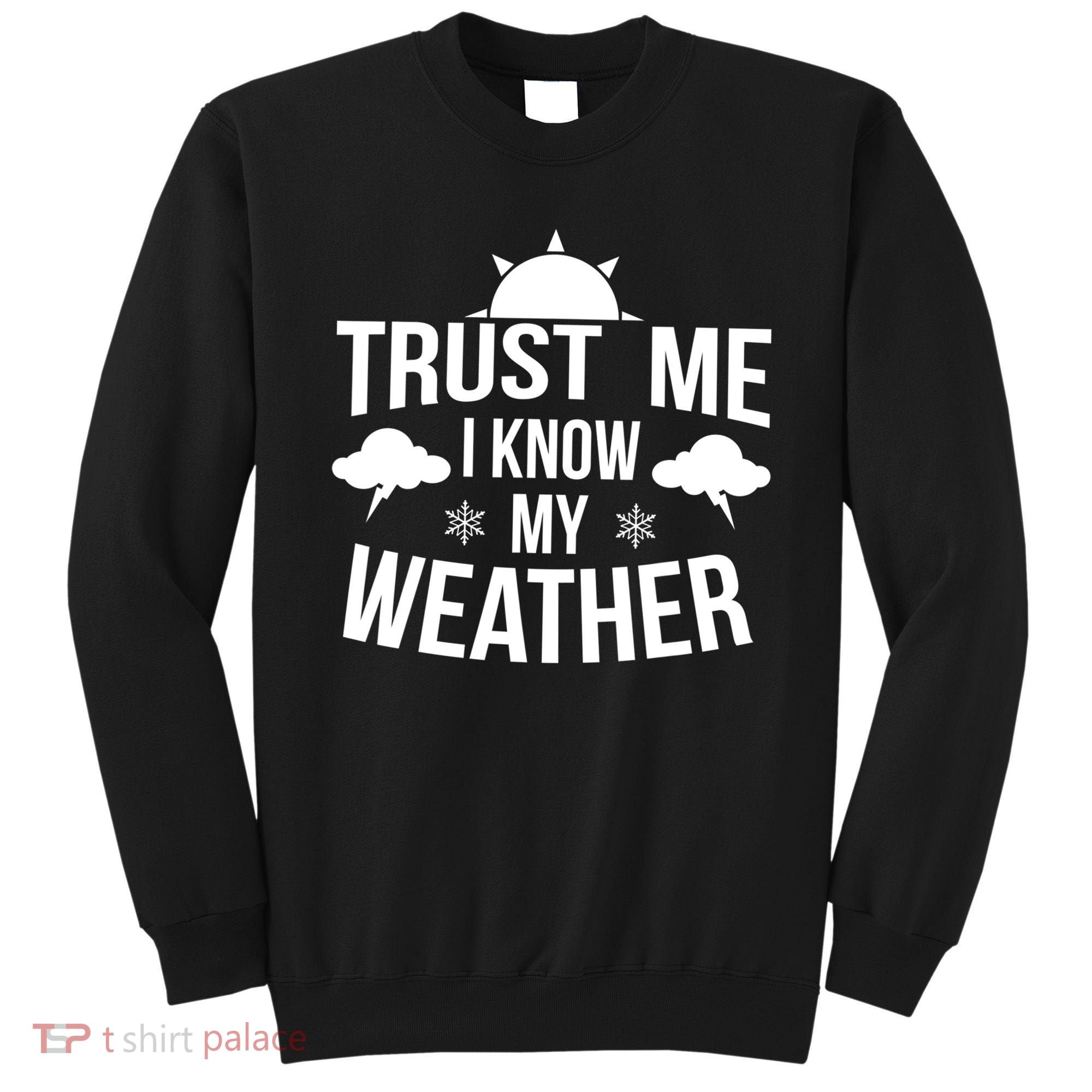 Funny Weather Meteorologist Gift Forecaster Weatherman Climate Fun Gift Sweatshirt