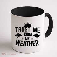 Funny Weather Meteorologist Gift Forecaster Weatherman Climate Fun Gift Coffee Mug thumb 1