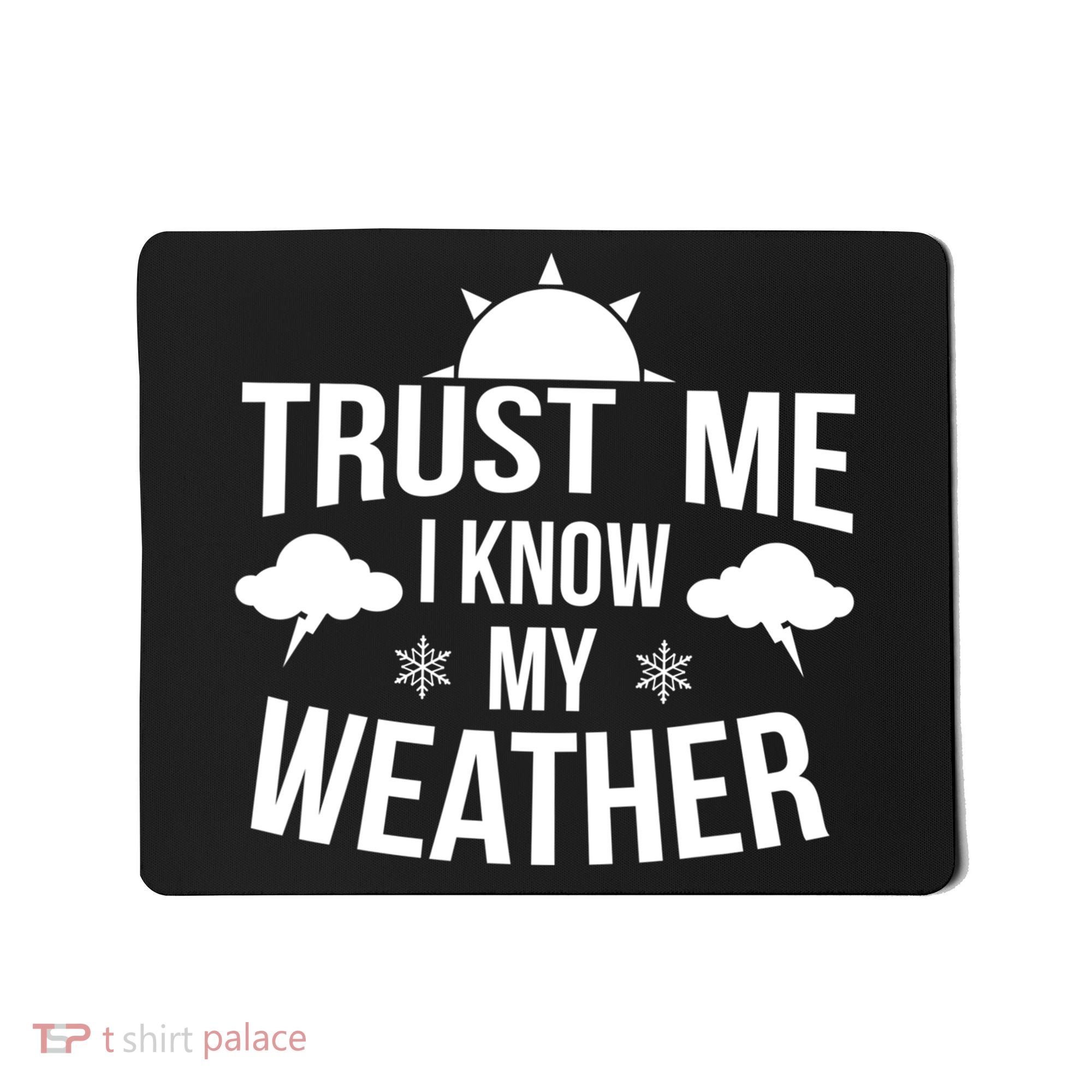 Funny Weather Meteorologist Gift Forecaster Weatherman Climate Fun Gift Mousepad