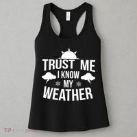 Funny Weather Meteorologist Gift Forecaster Weatherman Climate Fun Gift Women's Tank Top thumb 3