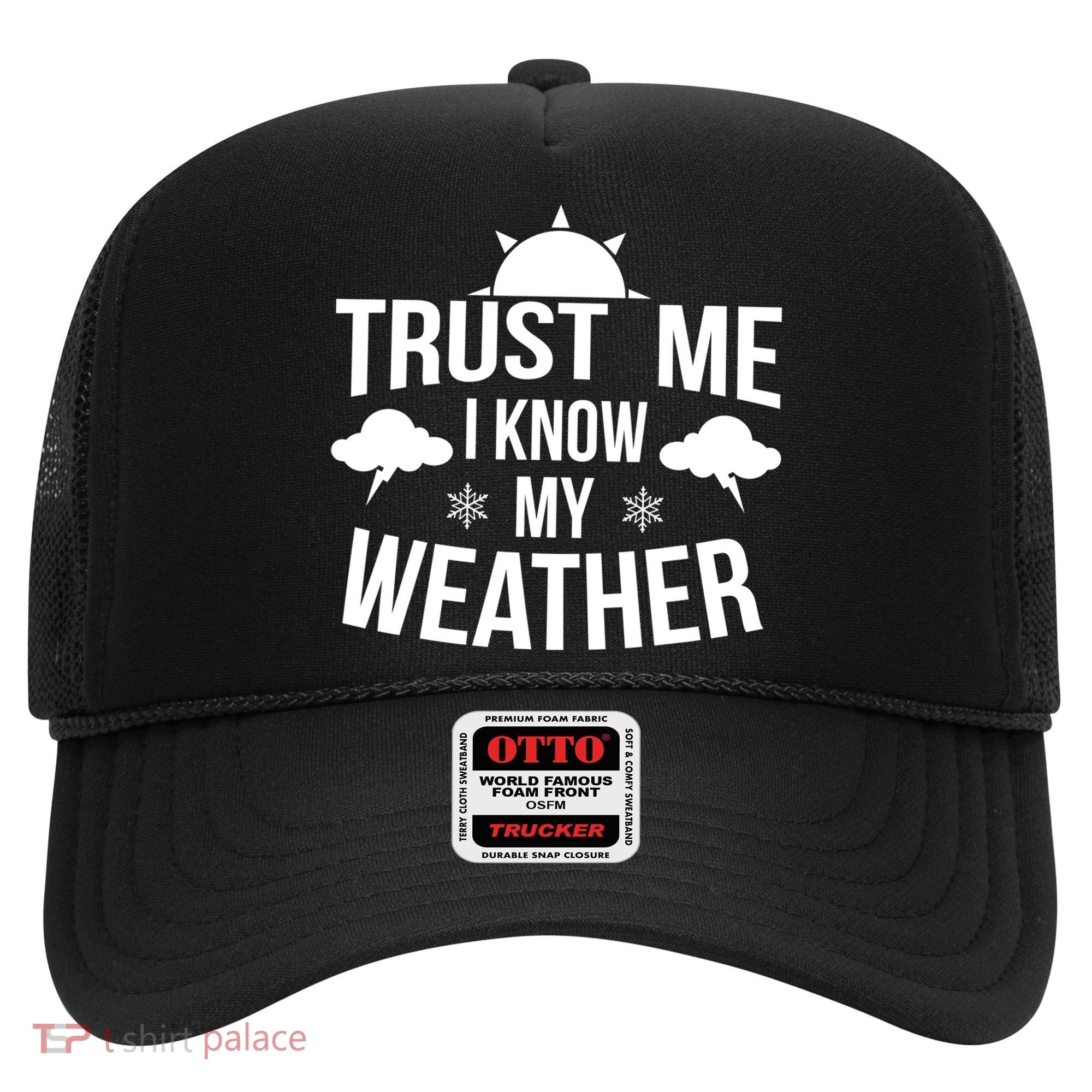 Funny Weather Meteorologist Gift Forecaster Weatherman Climate Fun Gift Hat