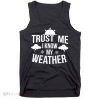 Funny Weather Meteorologist Gift Forecaster Weatherman Climate Fun Gift Tank Top thumb 0
