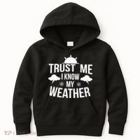 Funny Weather Meteorologist Gift Forecaster Weatherman Climate Fun Gift Kids Hoodie thumb 0