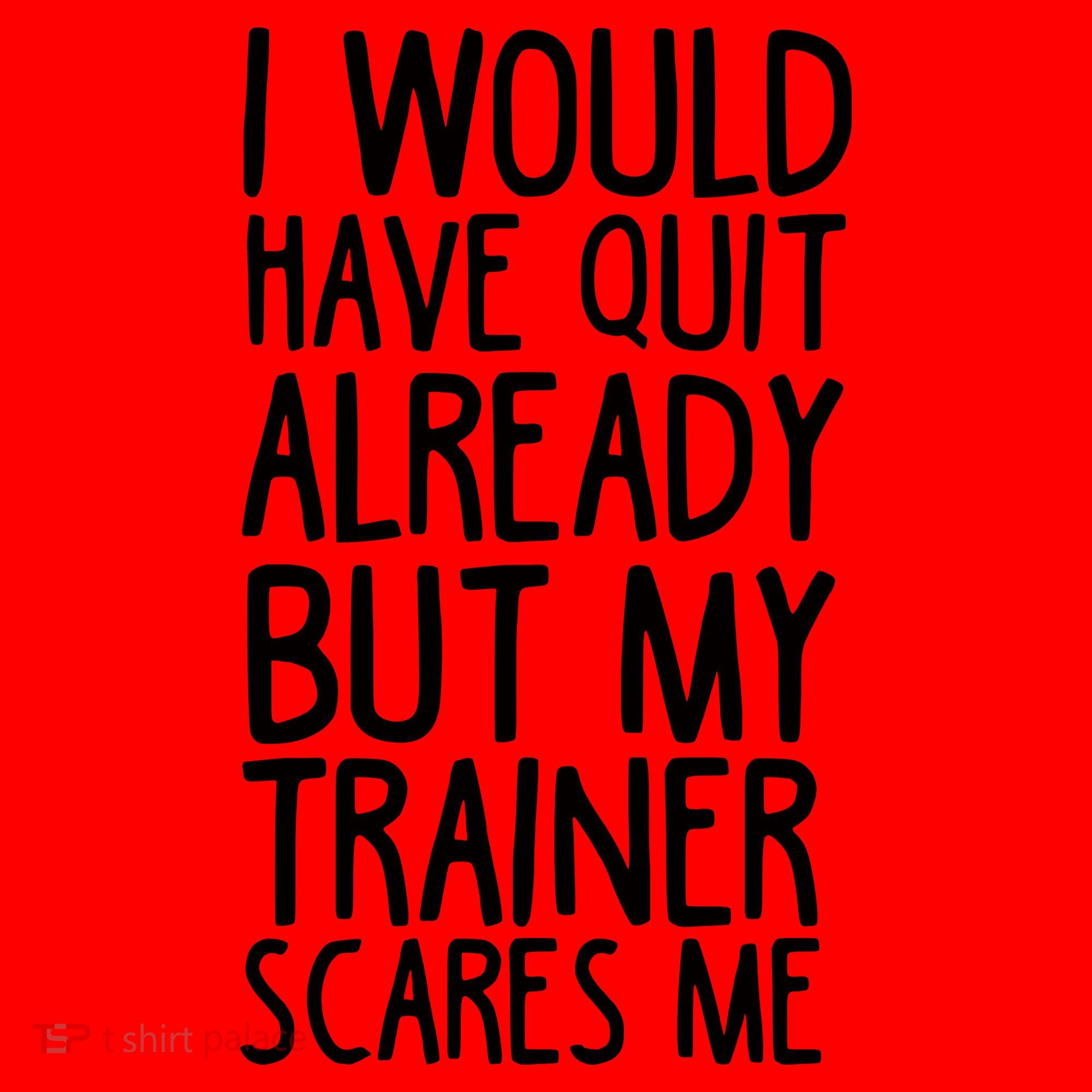 Funny Workout My Trainer Scares Me Funny Gym Santa Hat