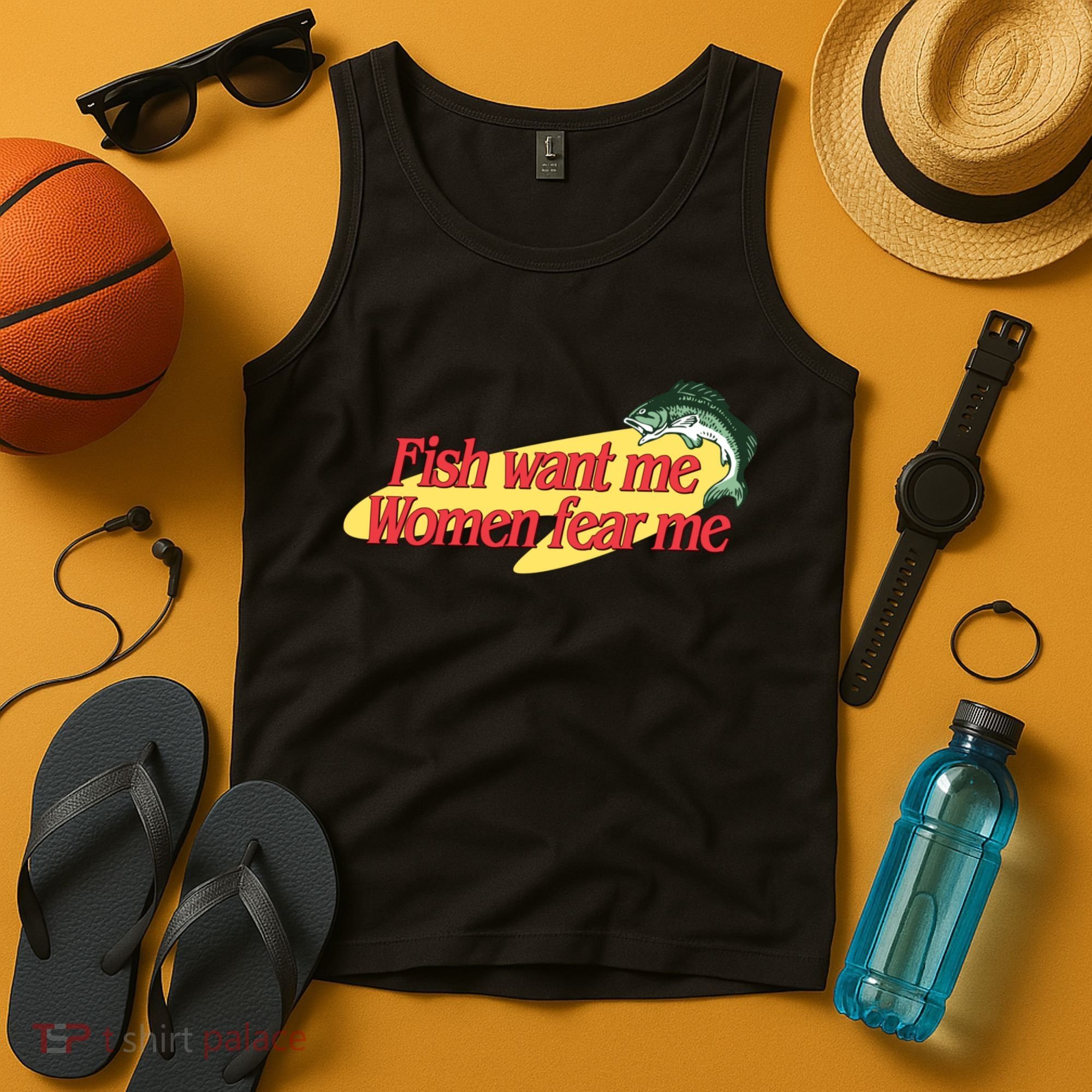 Fish Want Me Women Fear Me Tank Top