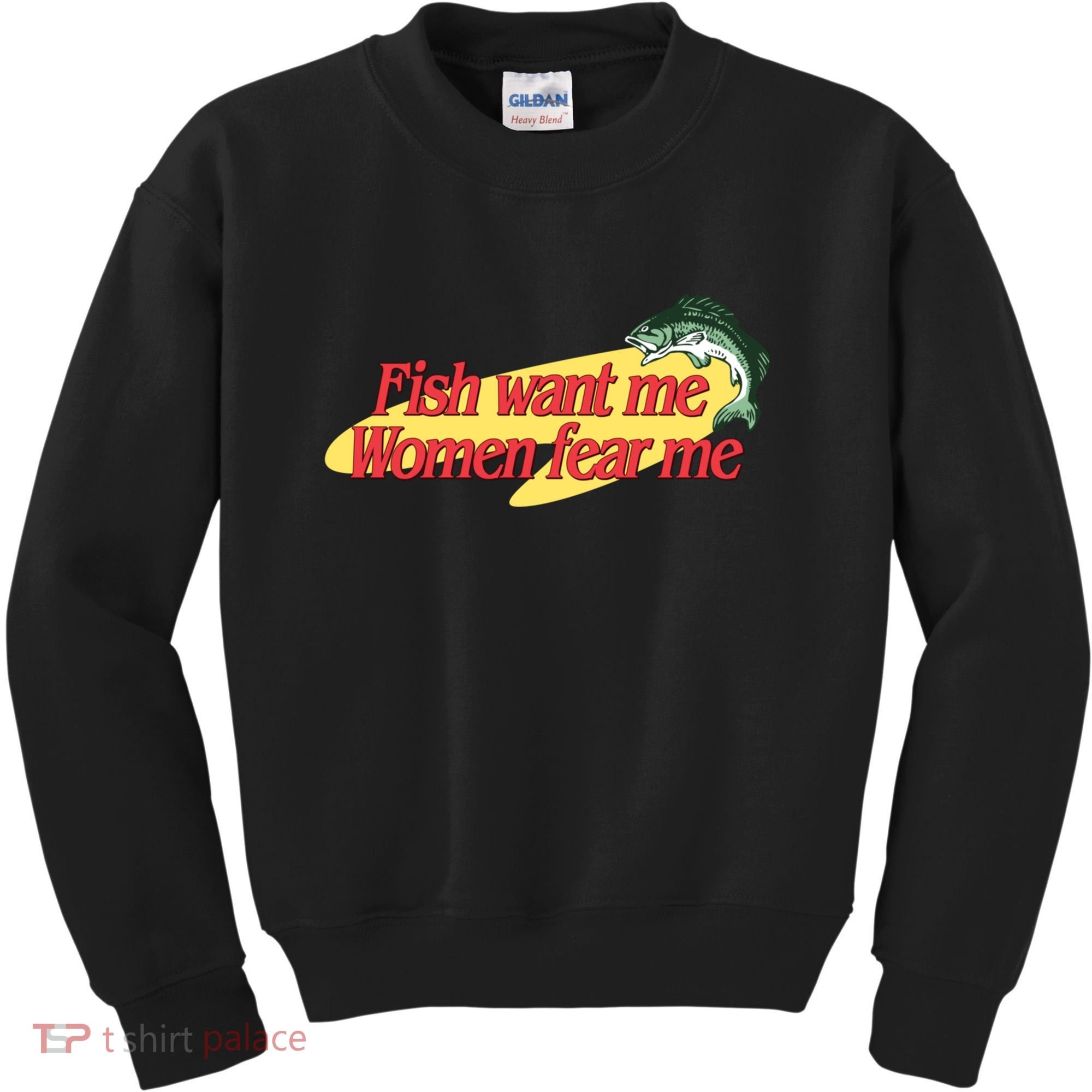 Fish Want Me Women Fear Me Kids Sweatshirt