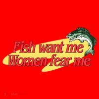 Fish Want Me Women Fear Me Santa Hat thumb 1
