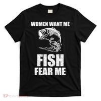 Fish Want Me, Women Fear Me Meme T-Shirt thumb 0