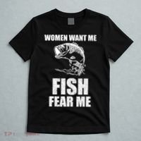 Fish Want Me, Women Fear Me Meme T-Shirt thumb 5