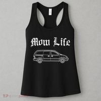 Funny Womens Mom Life Gangsta Minivan Gift Funny Gift For Busy Moms Women's Tank Top thumb 3