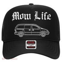 Funny Womens Mom Life Gangsta Minivan Gift Funny Gift For Busy Moms Hat thumb 0