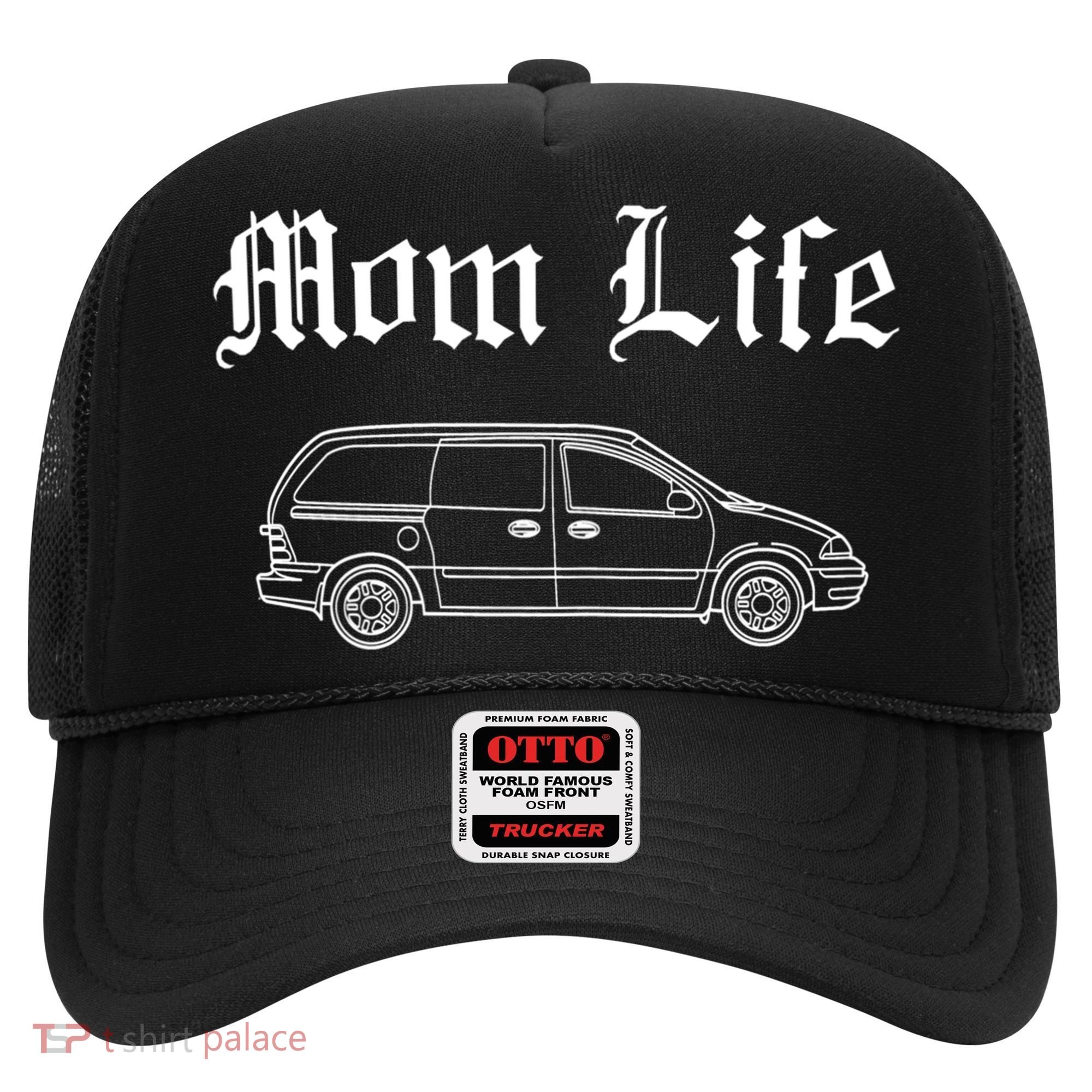 Funny Womens Mom Life Gangsta Minivan Gift Funny Gift For Busy Moms Hat