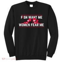 Fish Want Me, Women Fear Me Sweatshirt thumb 0