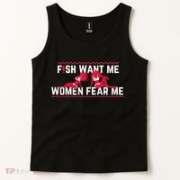 Fish Want Me, Women Fear Me Tank Top thumb 2
