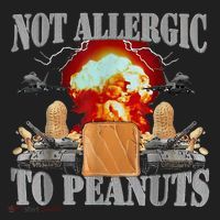 Funny Weird Meme Not Allergic To Peanut Cursed Peanut Butter Women's Sweatshirt thumb 2