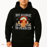 Funny Weird Meme Not Allergic To Peanut Cursed Peanut Butter Hoodie thumb 2