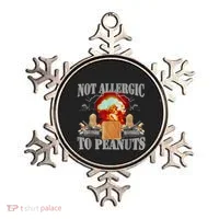 Funny Weird Meme Not Allergic To Peanut Cursed Peanut Butter Ornament thumb 0