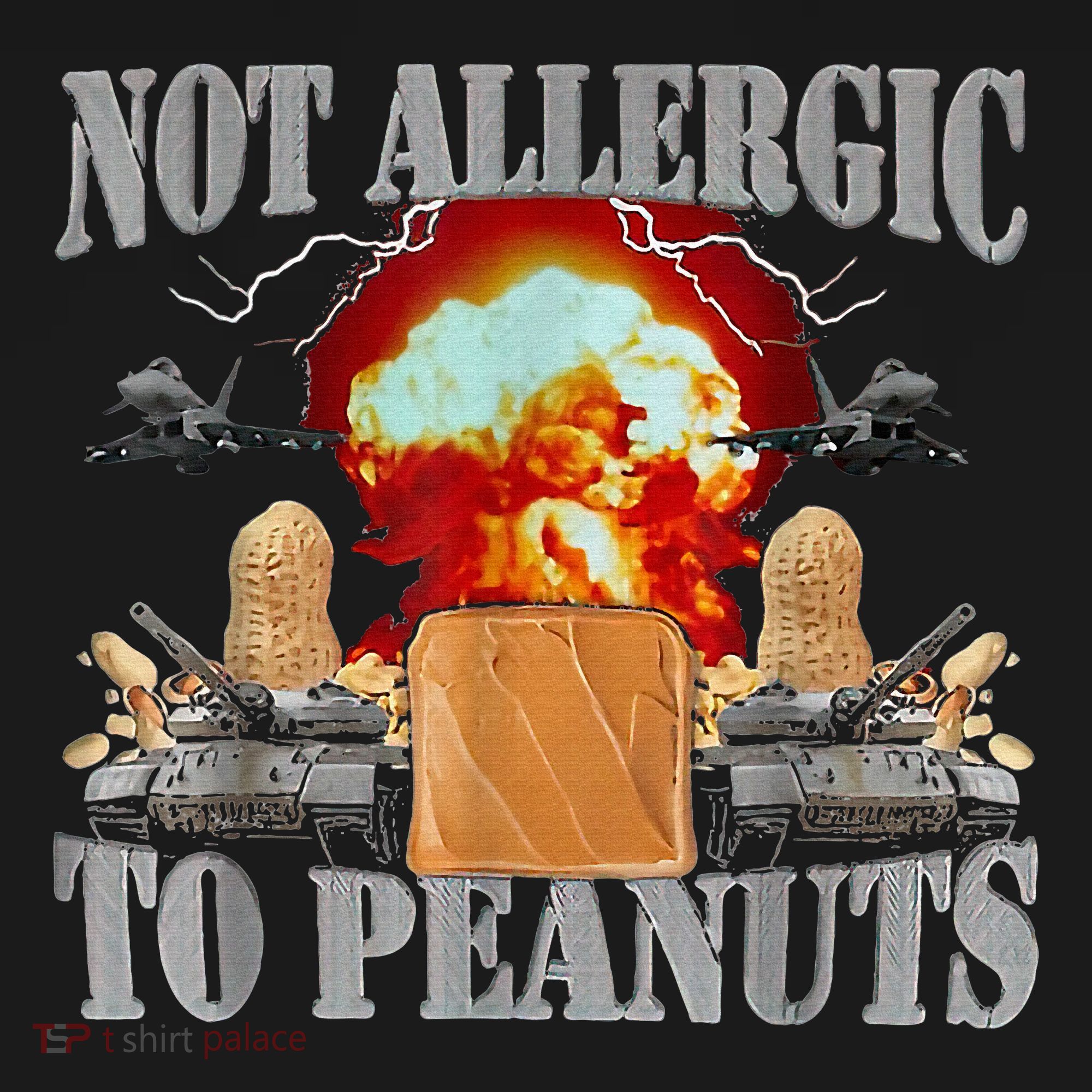 Funny Weird Meme Not Allergic To Peanut Cursed Peanut Butter Women's Tank Top