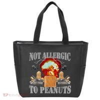 Funny Weird Meme Not Allergic To Peanut Cursed Peanut Butter Tote Bag thumb 0