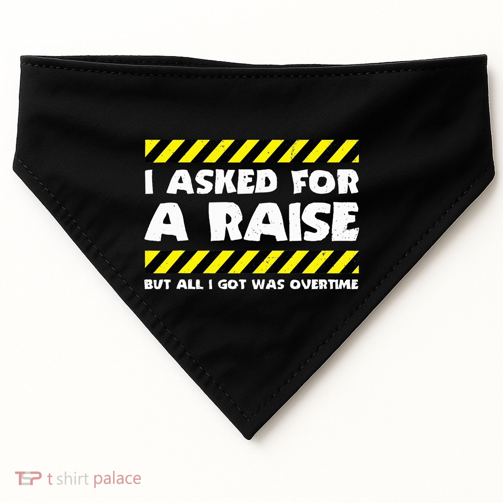 Funny Work Meme Working Overtime Funny Factory Worker USA-Made Doggie Bandana