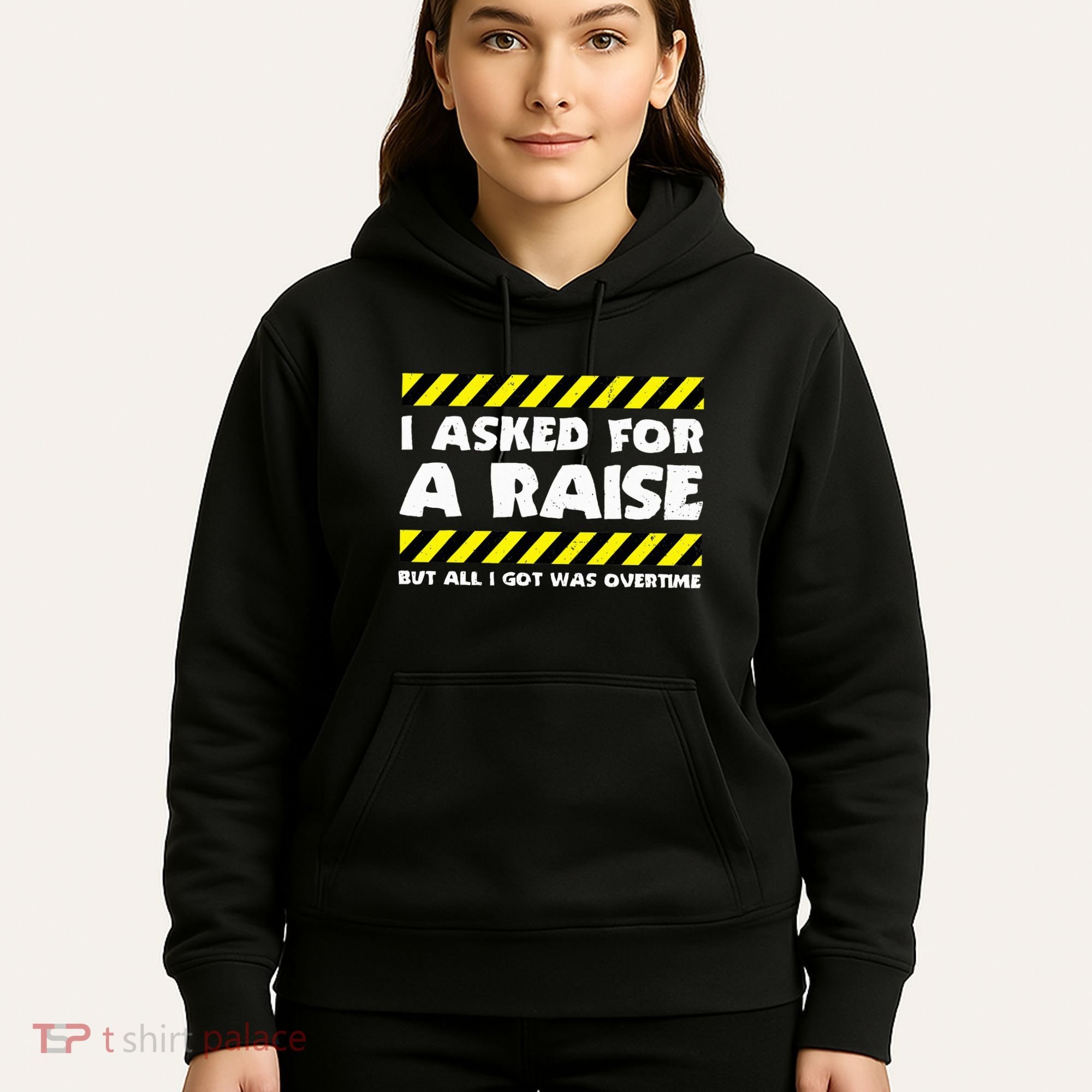 Funny Work Meme Working Overtime Funny Factory Worker Hoodie