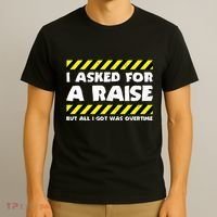 Funny Work Meme Working Overtime Funny Factory Worker T-Shirt thumb 3